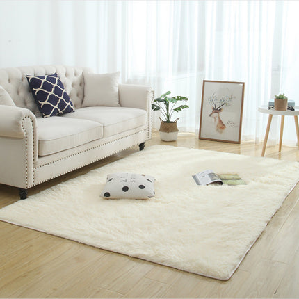 Silky Fluffy Carpet Modern Home Decor Long Plush Shaggy Rug - Royalessencelux