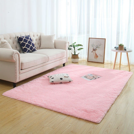 Silky Fluffy Carpet Modern Home Decor Long Plush Shaggy Rug - Royalessencelux
