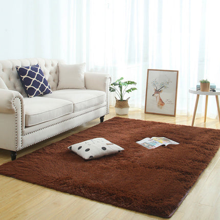 Silky Fluffy Carpet Modern Home Decor Long Plush Shaggy Rug - Royalessencelux