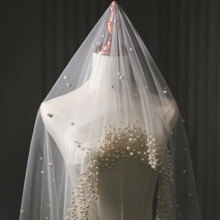 Long Bridal Cathedral Veil - Royalessencelux