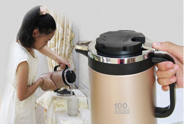 Electric kettle double insulated stainless steel mini kettle 1.8L - Royalessencelux