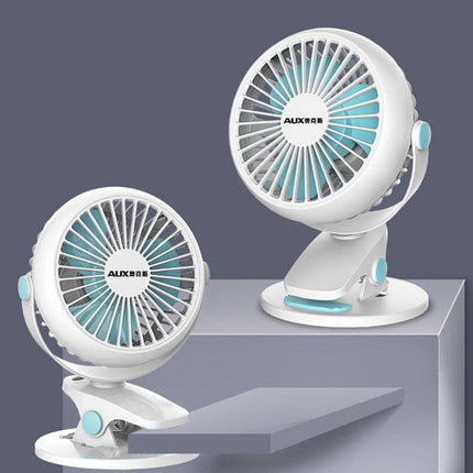 Portable Mini Desktop Fan Silent High Wind Power Cordless Rechargeable Fan Cooler Small Fan For Students Office Gifts - Royalessencelux