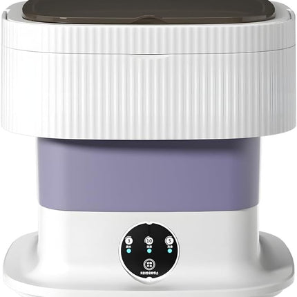 Portable Washing Machine,10L, Foldable Washer,3 Modes Deep Cleaning Of Underwear, Baby Clothes And Other Small Clothes. Suitable For Apartme - Royalessencelux