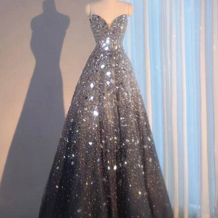 Blue Heavy Industry Wedding Evening Dress - Royalessencelux