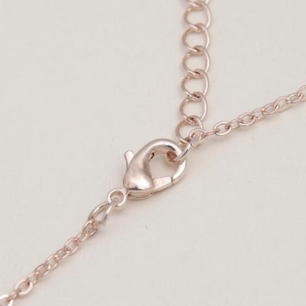 Bride Rhinestone Pearl Earrings Necklace Set Banquet Dress Jewelry - Royalessencelux