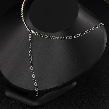 Zircon Necklace And Earrings Set - Royalessencelux