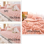Dehaired Angora Pink set / 100x150cm