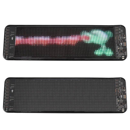 Programmable Car LED Sign LED Full-color Advertising Screen Ultra-thin Display Screen Custom Text Pattern Animation Display Car - Royalessencelux