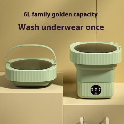 Baby Underclothes Underwear Special Mini Small Socks Washing Artifact Washing Integrated Folding Washing Machine - Royalessencelux