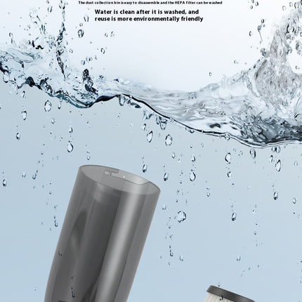 Large Suction For Home And Car Car Integrated Wireless Charging Dust Blower - Royalessencelux