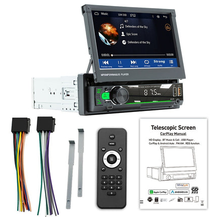 7-inch Telescopic Screen Vehicle-borne Bluetooth Player - Royalessencelux