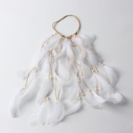 Hairband Feather Hair Accessories Tourist Attraction - Royalessencelux