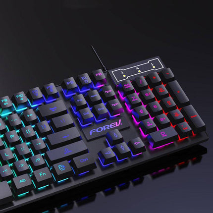 Four Piece Keyboard Mouse And Headset - Royalessencelux