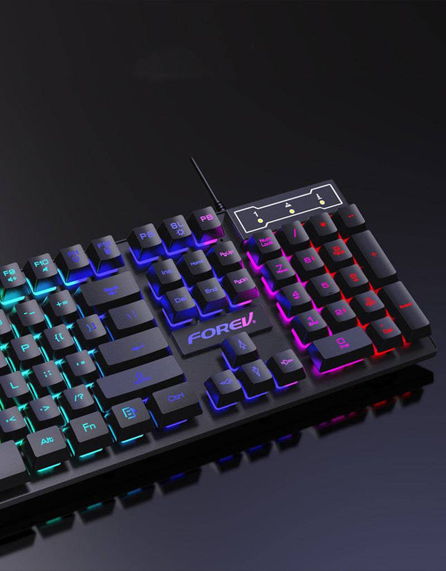 Four Piece Keyboard Mouse And Headset - Royalessencelux