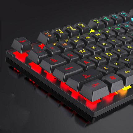 Four Piece Keyboard Mouse And Headset - Royalessencelux