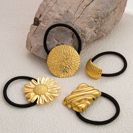 Stainless Steel Flower Style Hair Band Advanced Sense - Royalessencelux