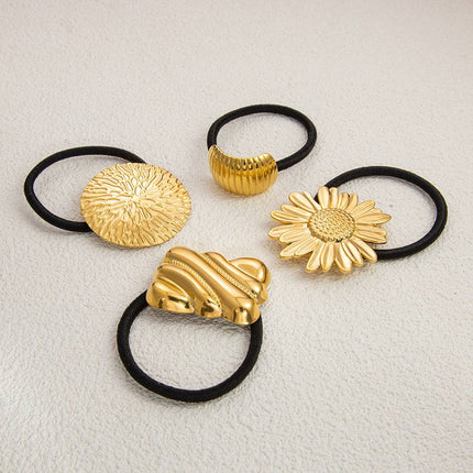 Stainless Steel Flower Style Hair Band Advanced Sense - Royalessencelux