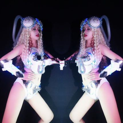 Night Elf Shop Bar Future Technology Suit - Royalessencelux