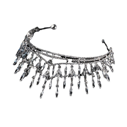 Shooting Wedding Dress With Makeup Headdress Super Beautiful Crown Crown - Royalessencelux