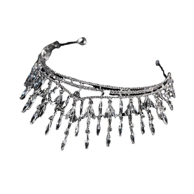 Shooting Wedding Dress With Makeup Headdress Super Beautiful Crown Crown - Royalessencelux