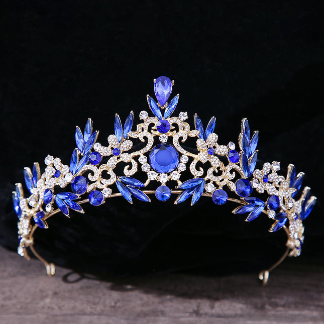 Bridal Headdress Rhinestone Mitzvah Crown - Royalessencelux