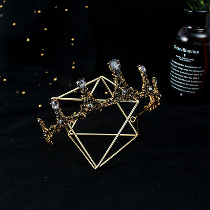 Baroque Vintage Female Crown Bridal Jewelry Wedding Dress - Royalessencelux