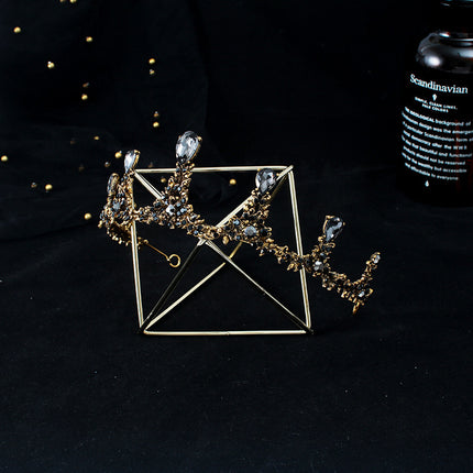 Baroque Vintage Female Crown Bridal Jewelry Wedding Dress - Royalessencelux