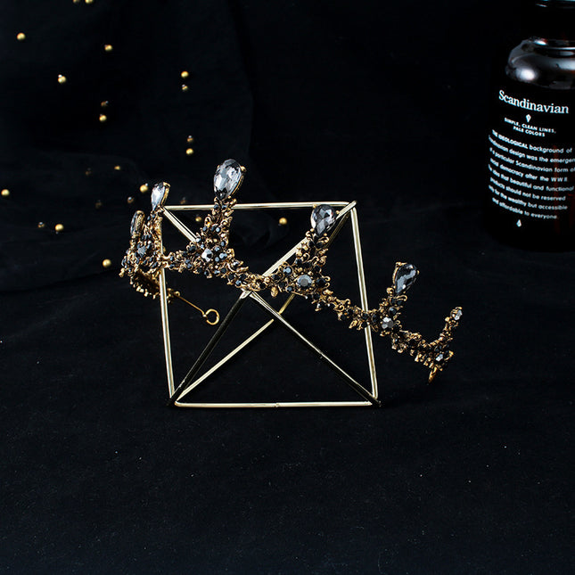 Baroque Vintage Female Crown Bridal Jewelry Wedding Dress - Royalessencelux