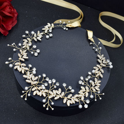 Bridal Hair Band Rhinestone Alloy - Royalessencelux
