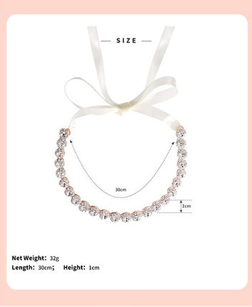 Bridal Rhinestone SUNFLOWER Hair Band Wedding Photography Accessories Banquet Headdress - Royalessencelux