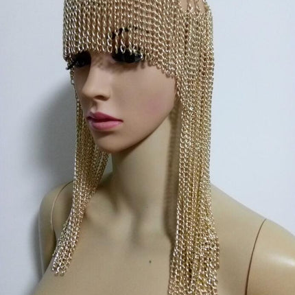 Dome Pendant Mask Head Chain Jewelry - Royalessencelux