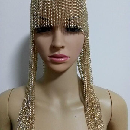 Dome Pendant Mask Head Chain Jewelry - Royalessencelux