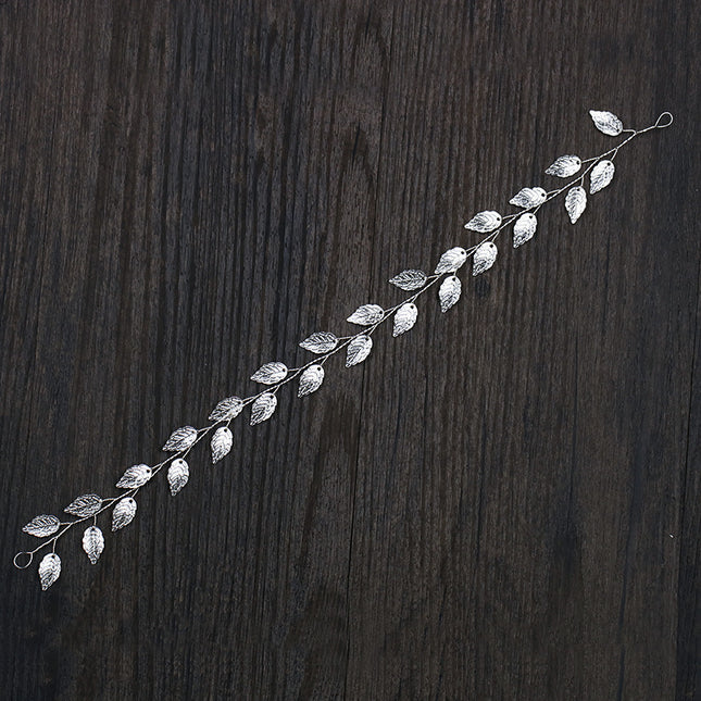 Gold And Silver Leaf Hair Band - Royalessencelux