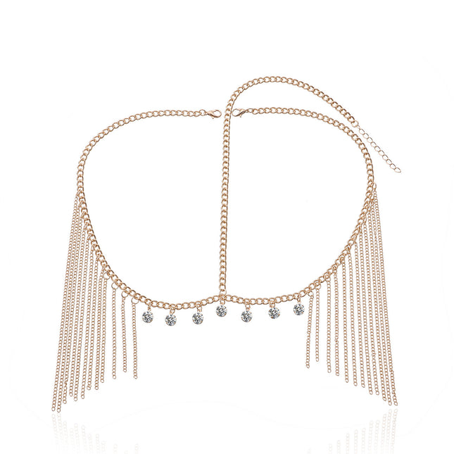 Hair Accessories Female Hair With Long Tassel Head Chain - Royalessencelux
