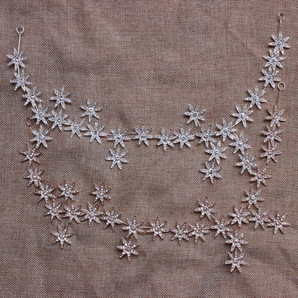 New Bridal Headdress High-end Rhinestone Seven-star Hair Accessories Starry Hair Band - Royalessencelux