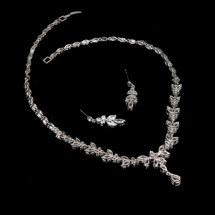 Zircon Simple Bridal Set - Royalessencelux