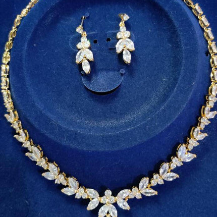 Zircon Simple Bridal Set - Royalessencelux