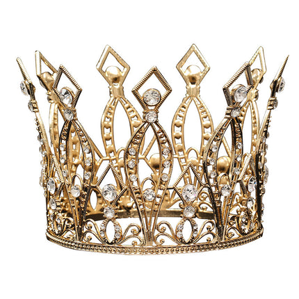 Baroque Golden Birthday Crown Cake Baking Decoration - Royalessencelux