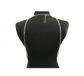 Body chain jewelry long necklace - Royalessencelux
