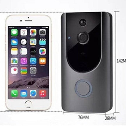 Smart WiFi Video Doorbell Camera Visual Intercom With Chime Night Vision IP Door Bell Wireless Security Camera - Royalessencelux