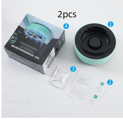 Smoke Removal Air Purification Ashtray Anion Purification Practical Automatic Purifier Ashtray Portable Gadgets For Car Ashtray - Royalessencelux