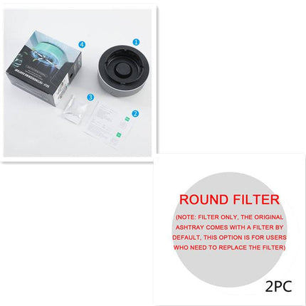Smoke Removal Air Purification Ashtray Anion Purification Practical Automatic Purifier Ashtray Portable Gadgets For Car Ashtray - Royalessencelux