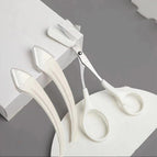 White / 2Eyebrow knife 1cutting comb