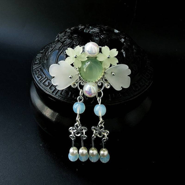 Retro Headgear Girls New Year Hairpin - Royalessencelux