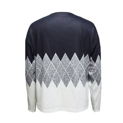 Women's Printed Irregular Collar Fashionable T-shirt Top - Royalessencelux