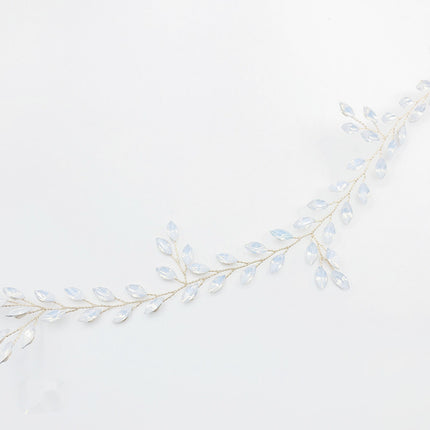 Protein Rhinestone Headdress With Yarn Strip - Royalessencelux