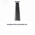 Hair hoop 60cm long headdress