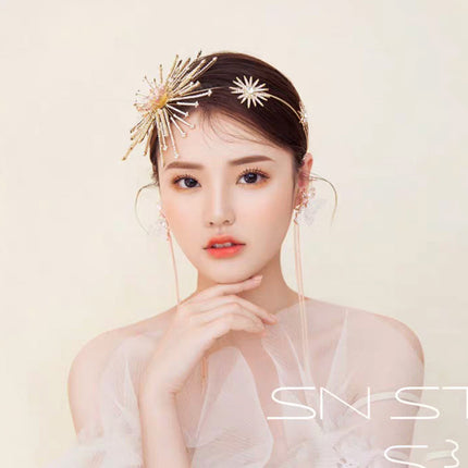 Bridal Rhinestone Headband Hairband Wedding Wedding Hair Accessories - Royalessencelux