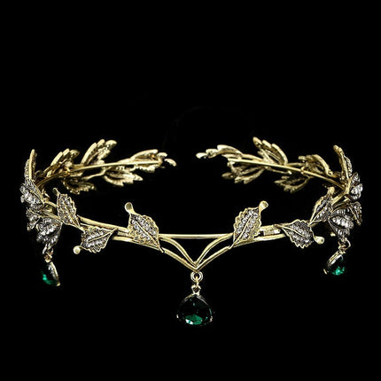 Rhinestone Hair Accessories Forehead Ornament Forehead Diamond Birthday Crown - Royalessencelux