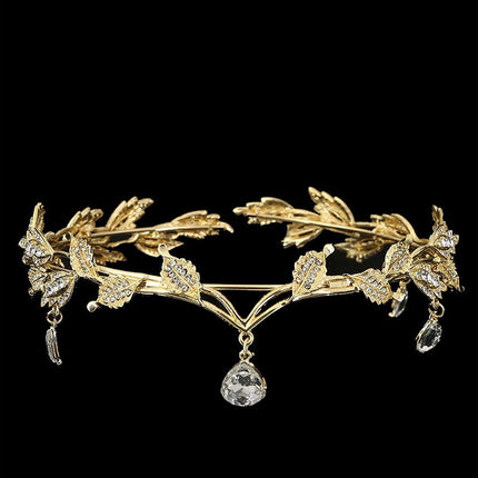 Rhinestone Hair Accessories Forehead Ornament Forehead Diamond Birthday Crown - Royalessencelux